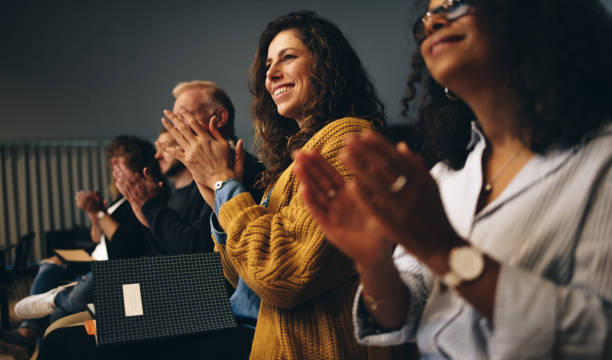 Businesspeople sitting